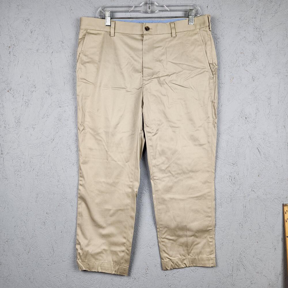 Brooks Brothers Pants Mens 34x30 Hemmed 34x27 Advantage Chino Stretch Milano Fit